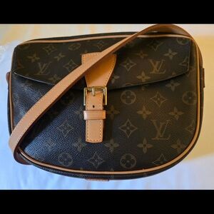 LOUIS VUITTON Monogram Jeune Fille MM Crossbody/Shoulder Bag Vintage
